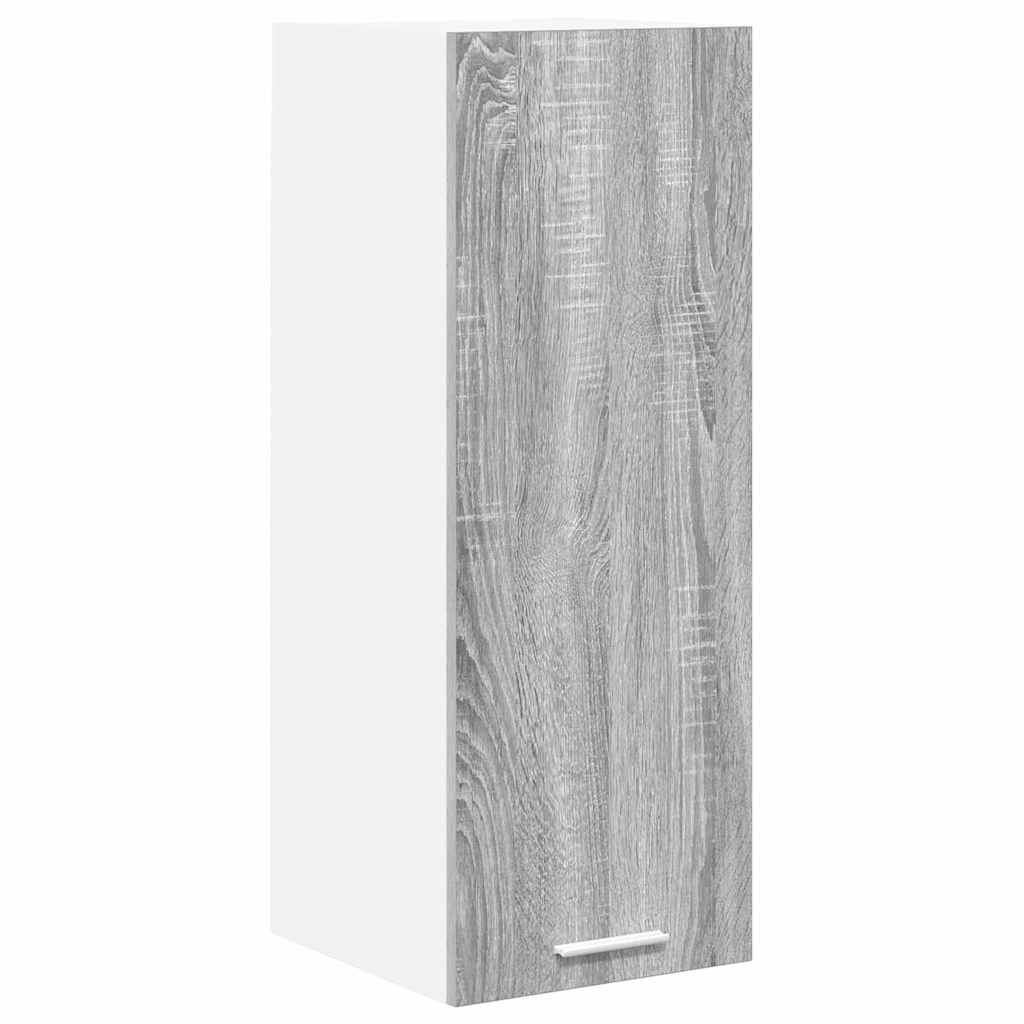 Armadio pensile 2 pcs Grigio Sonoma e Bianco 30 x 31 x 80 cm | homemem39
