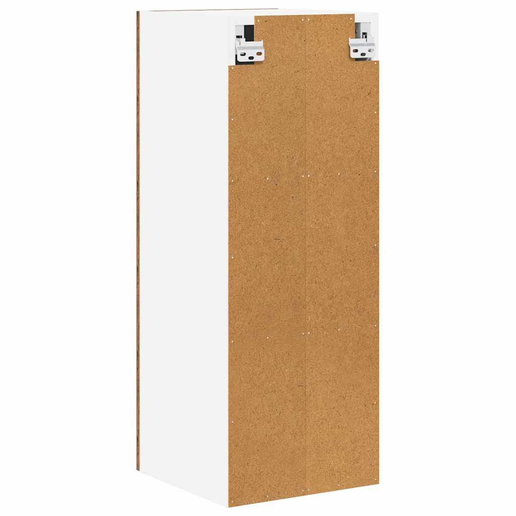 Armadio pensile con porta Legno Antico e Bianco 30 x 31 x 80 cm | homemem39