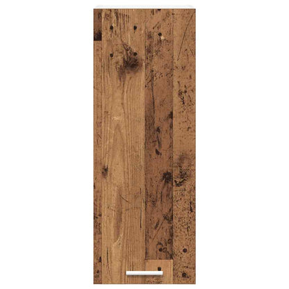 Armadio pensile con porta Legno Antico e Bianco 30 x 31 x 80 cm | homemem39