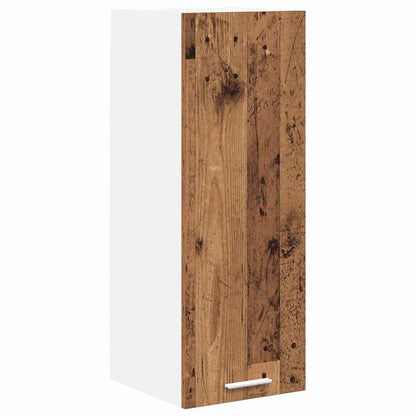 Armadio pensile 2 pcs Legno Antico e Bianco 30 x 31 x 80 cm | homemem39
