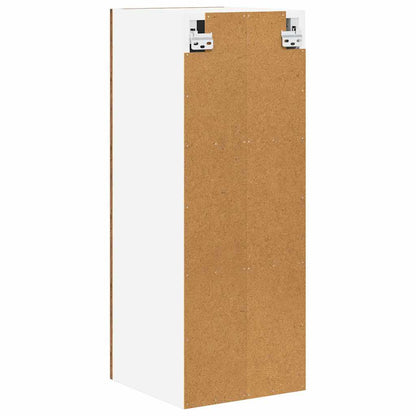 Armadio pensile 2 pcs Legno Antico e Bianco 30 x 31 x 80 cm