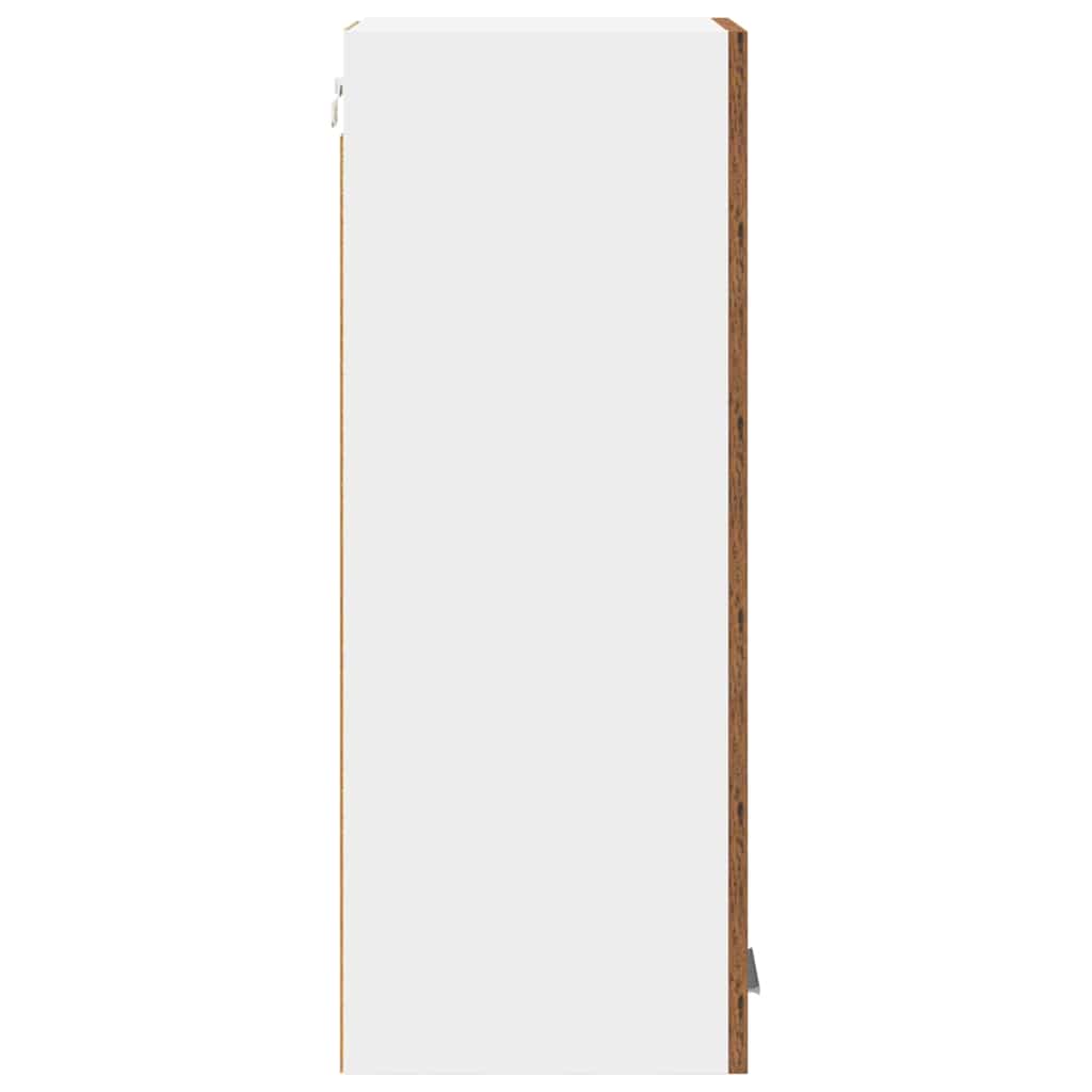 Armadio pensile 2 pcs Legno Antico e Bianco 30 x 31 x 80 cm | homemem39