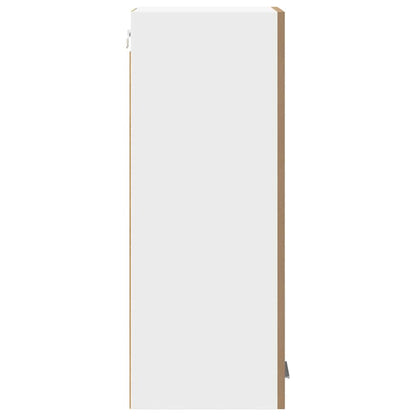 Armadio pensile Rovere Artigiano e Bianco 30 x 31 x 80 cm | homemem39