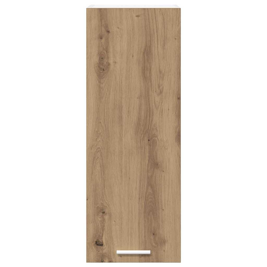 Armadio pensile 2 pcs Rovere Artigiano e Bianco 30 x 31 x 80 cm | homemem39