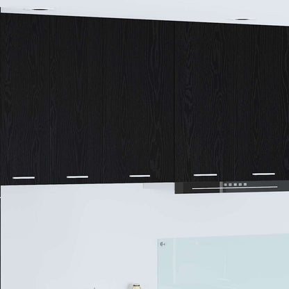 Armadio pensile Riga Rovere Nero e Bianco 40 x 31 x 80 cm