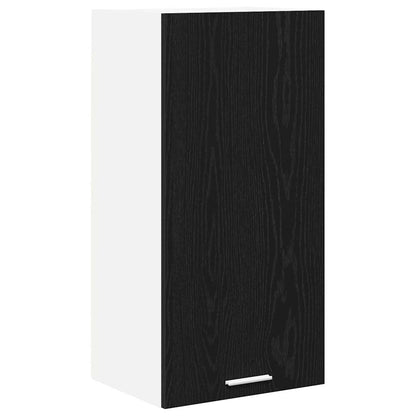 Armadio pensile Riga Rovere Nero e Bianco 40 x 31 x 80 cm | homemem39