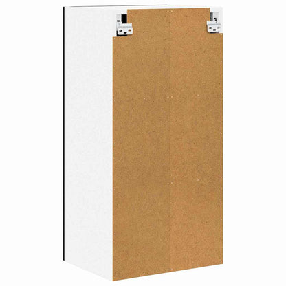 Armadio pensile Riga Rovere Nero e Bianco 40 x 31 x 80 cm