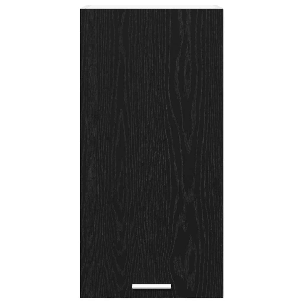 Armadio pensile Riga Rovere Nero e Bianco 40 x 31 x 80 cm | homemem39
