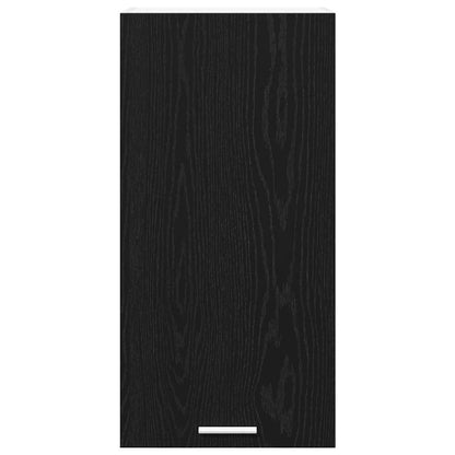 Armadio pensile Riga Rovere Nero e Bianco 40 x 31 x 80 cm