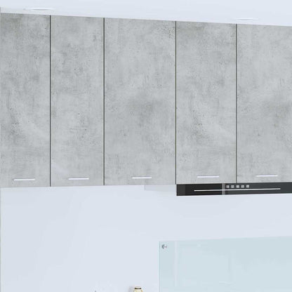 Armadio pensile Grigio Cemento e Bianco 40 x 31 x 80 cm | homemem39