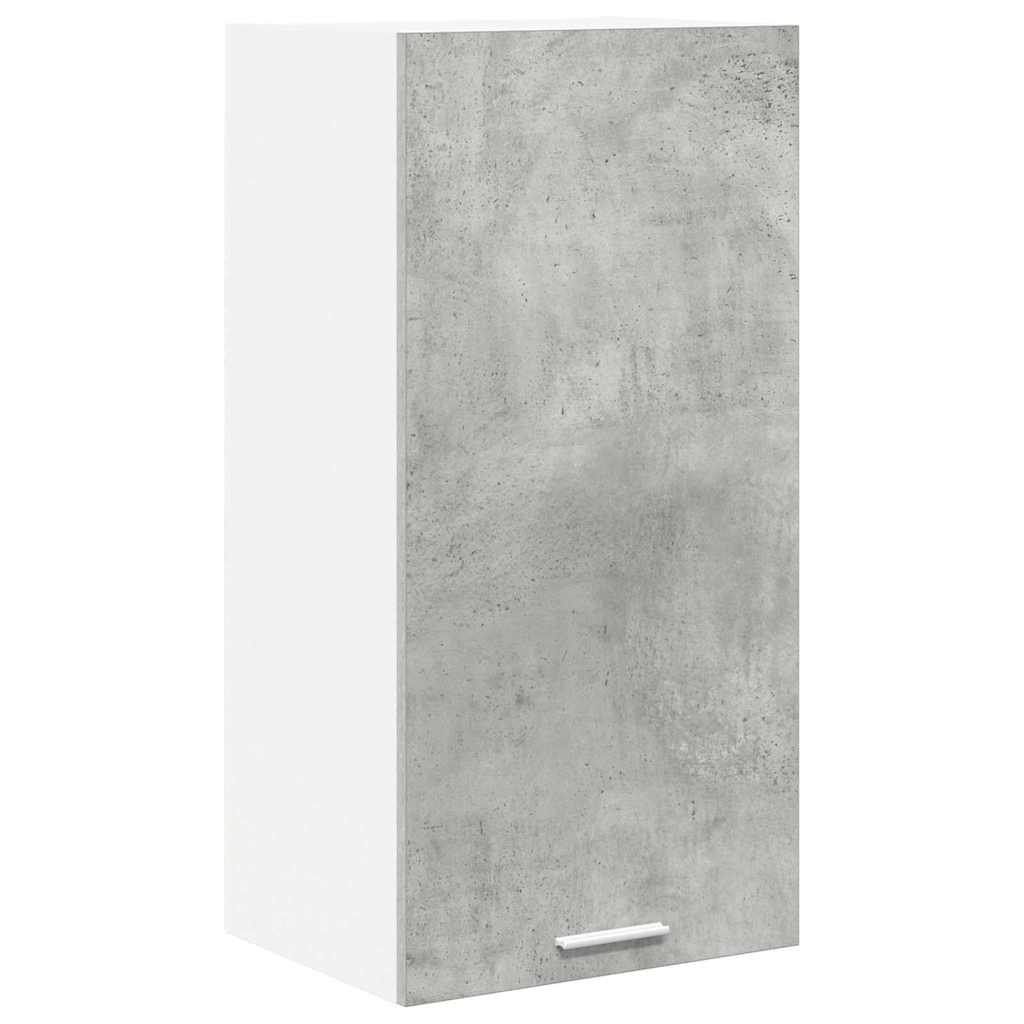 Armadio pensile Grigio Cemento e Bianco 40 x 31 x 80 cm | homemem39