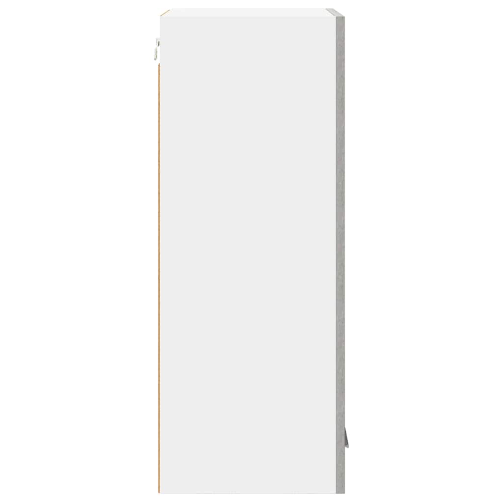 Armadio pensile Grigio Cemento e Bianco 40 x 31 x 80 cm | homemem39