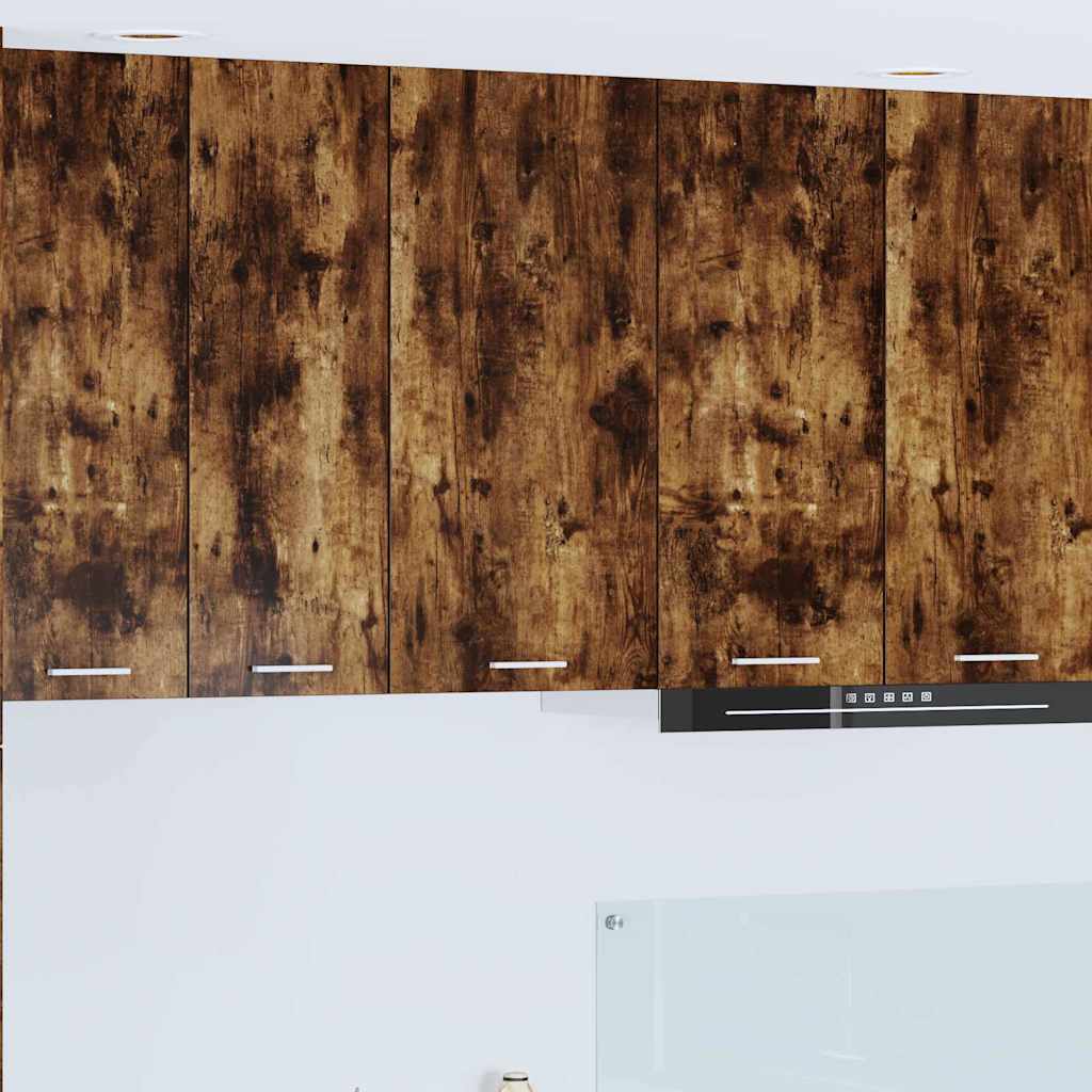 Armadio pensile Rovere Affumicato e Bianco 40 x 31 x 80 cm | homemem39
