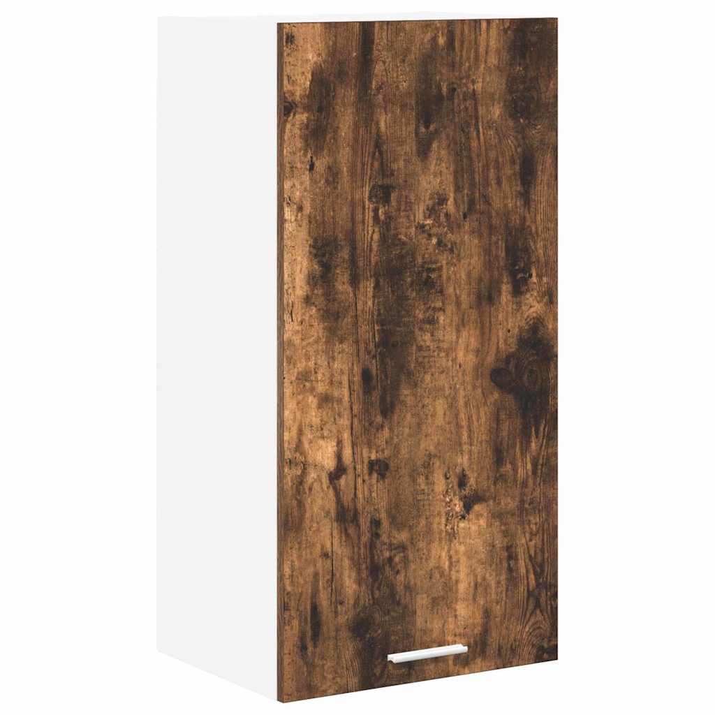 Armadio pensile Rovere Affumicato e Bianco 40 x 31 x 80 cm | homemem39
