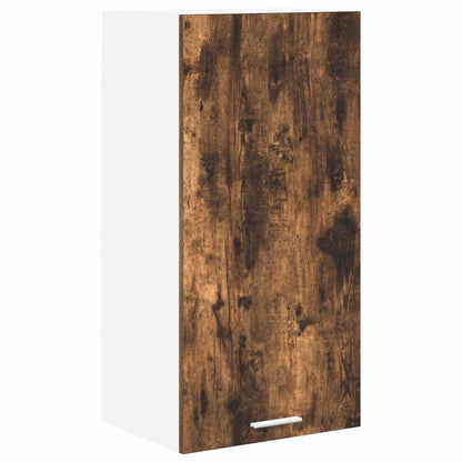 Armadio pensile Rovere Affumicato e Bianco 40 x 31 x 80 cm | homemem39