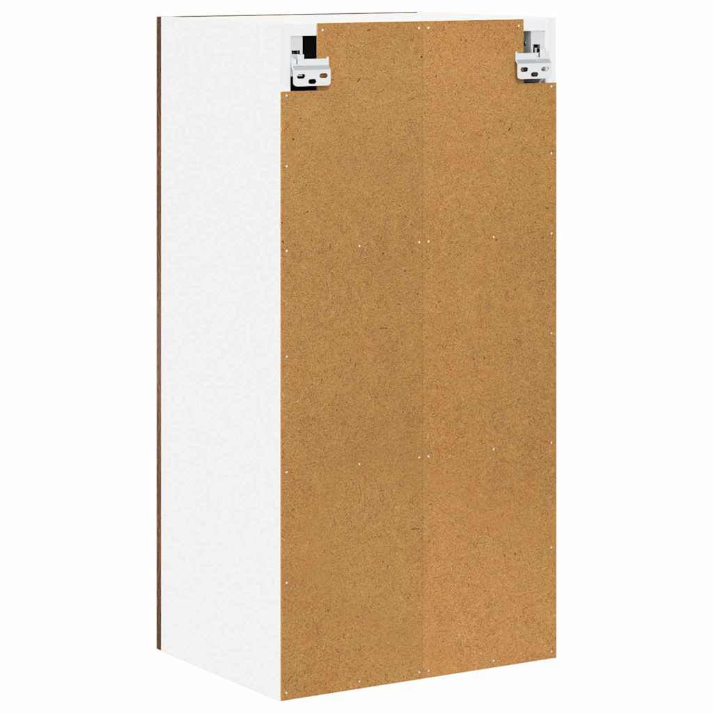 Armadio pensile Rovere Affumicato e Bianco 40 x 31 x 80 cm