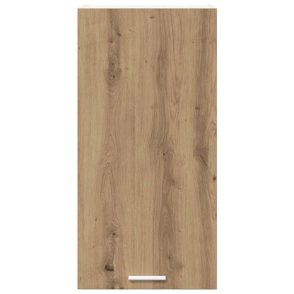 Armadio pensile Rovere Artigiano e Bianco 40 x 31 x 80 cm | homemem39