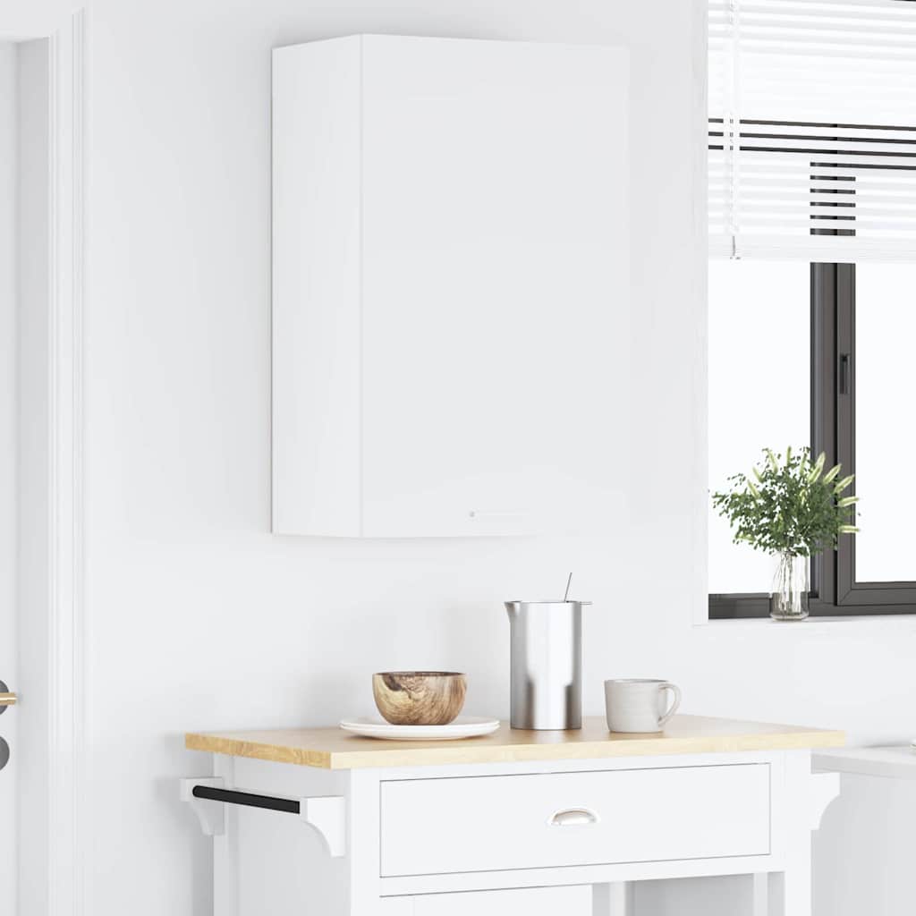 Armadio pensile Bianco 50 x 31 x 80 cm Legno multistrato | homemem39