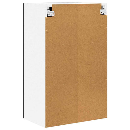 Armadio pensile con porta Rovere Nero e Bianco 50 x 31 x 80 cm | homemem39