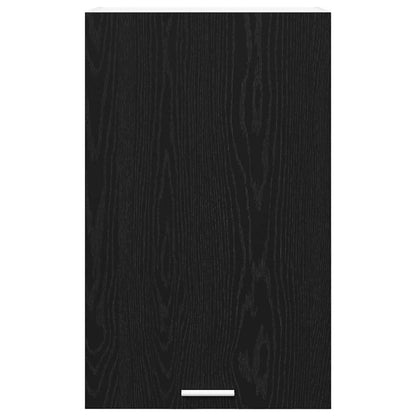 Armadio pensile con porta Rovere Nero e Bianco 50 x 31 x 80 cm | homemem39