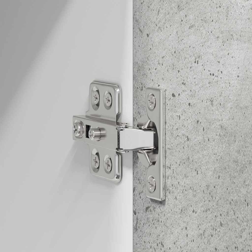 Armadio pensile Grigio Cemento e Bianco 50 x 31 x 80 cm | homemem39