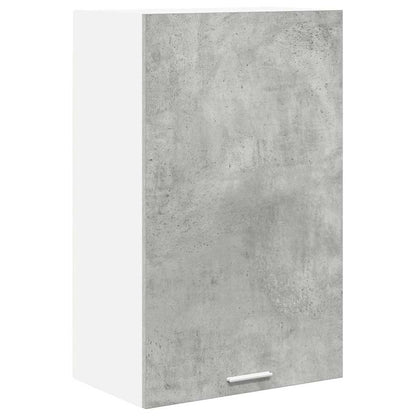 Armadio pensile Grigio Cemento e Bianco 50 x 31 x 80 cm