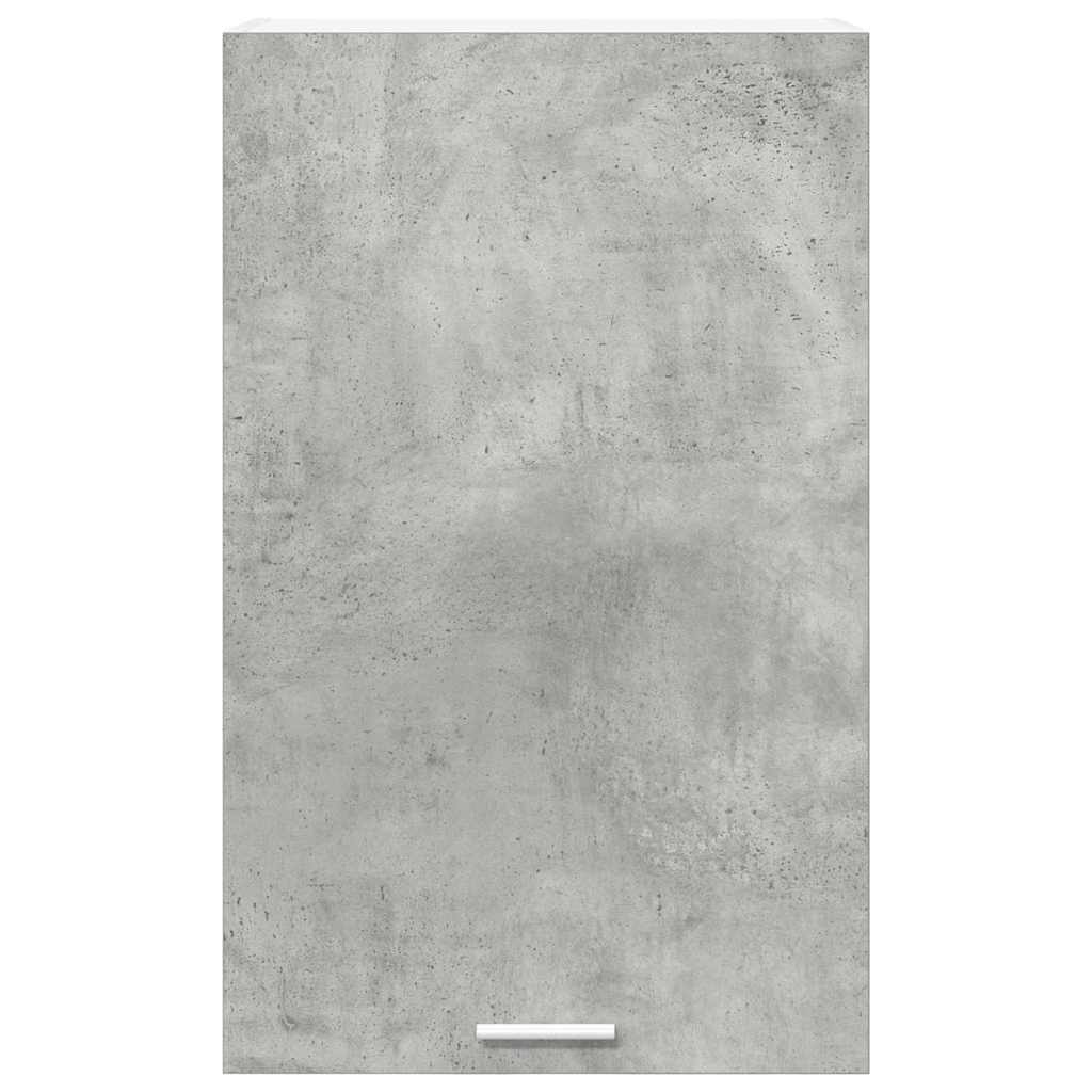 Armadio pensile Grigio Cemento e Bianco 50 x 31 x 80 cm