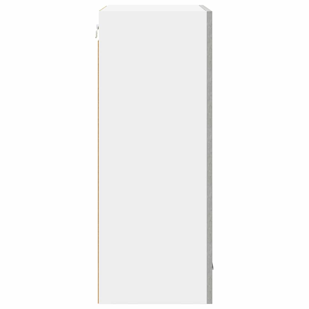 Armadio pensile Grigio Cemento e Bianco 50 x 31 x 80 cm | homemem39
