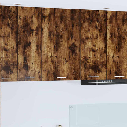 Armadio pensile Rovere Affumicato e Bianco 50 x 31 x 80 cm