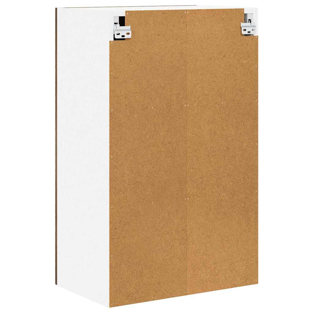 Armadio pensile Rovere Affumicato e Bianco 50 x 31 x 80 cm