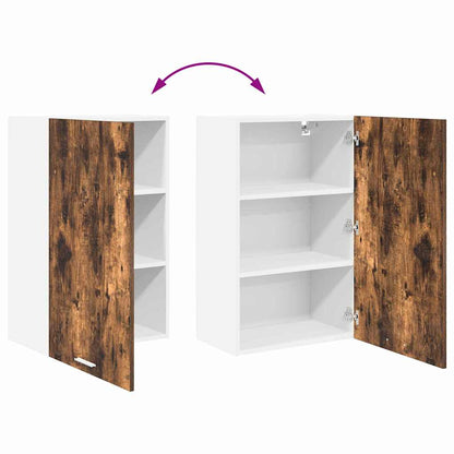 Armadio pensile Rovere Affumicato e Bianco 50 x 31 x 80 cm