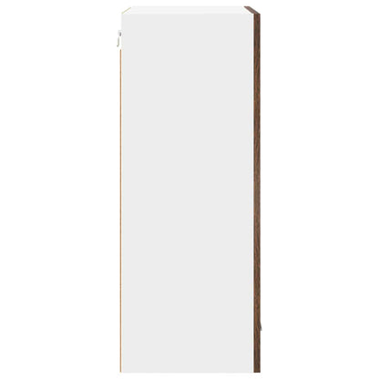 Armadio pensile Rovere Affumicato e Bianco 50 x 31 x 80 cm