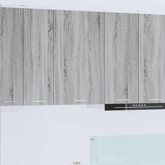 Armadio pensile Grigio Sonoma e Bianco 50 x 31 x 80 cm | homemem39