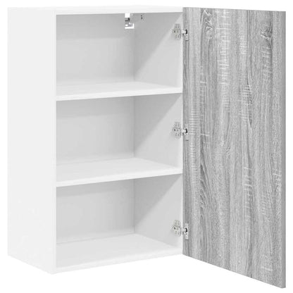 Armadio pensile Grigio Sonoma e Bianco 50 x 31 x 80 cm | homemem39