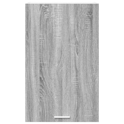 Armadio pensile Grigio Sonoma e Bianco 50 x 31 x 80 cm