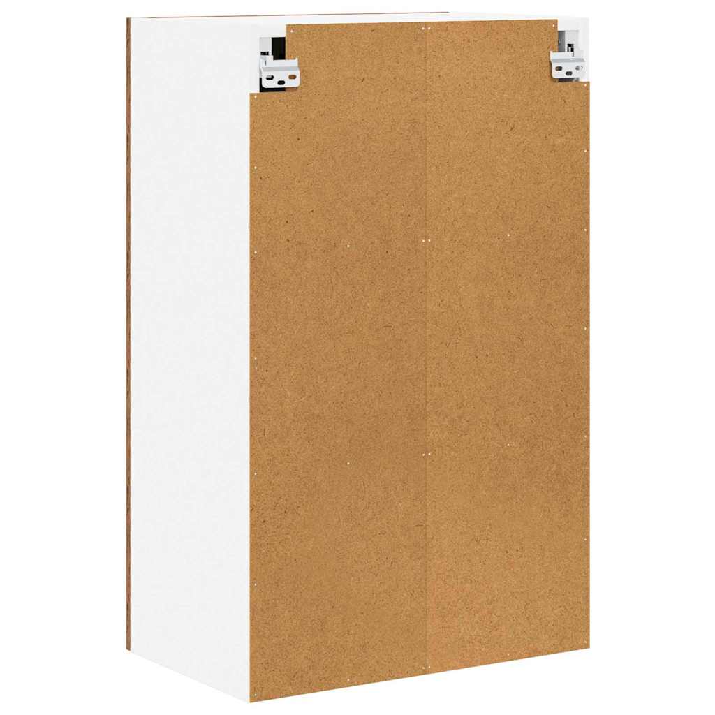 Armadio pensile con porta Legno Antico e Bianco 50 x 31 x 80 cm | homemem39