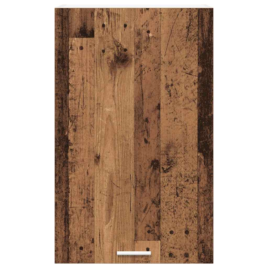 Armadio pensile con porta Legno Antico e Bianco 50 x 31 x 80 cm | homemem39