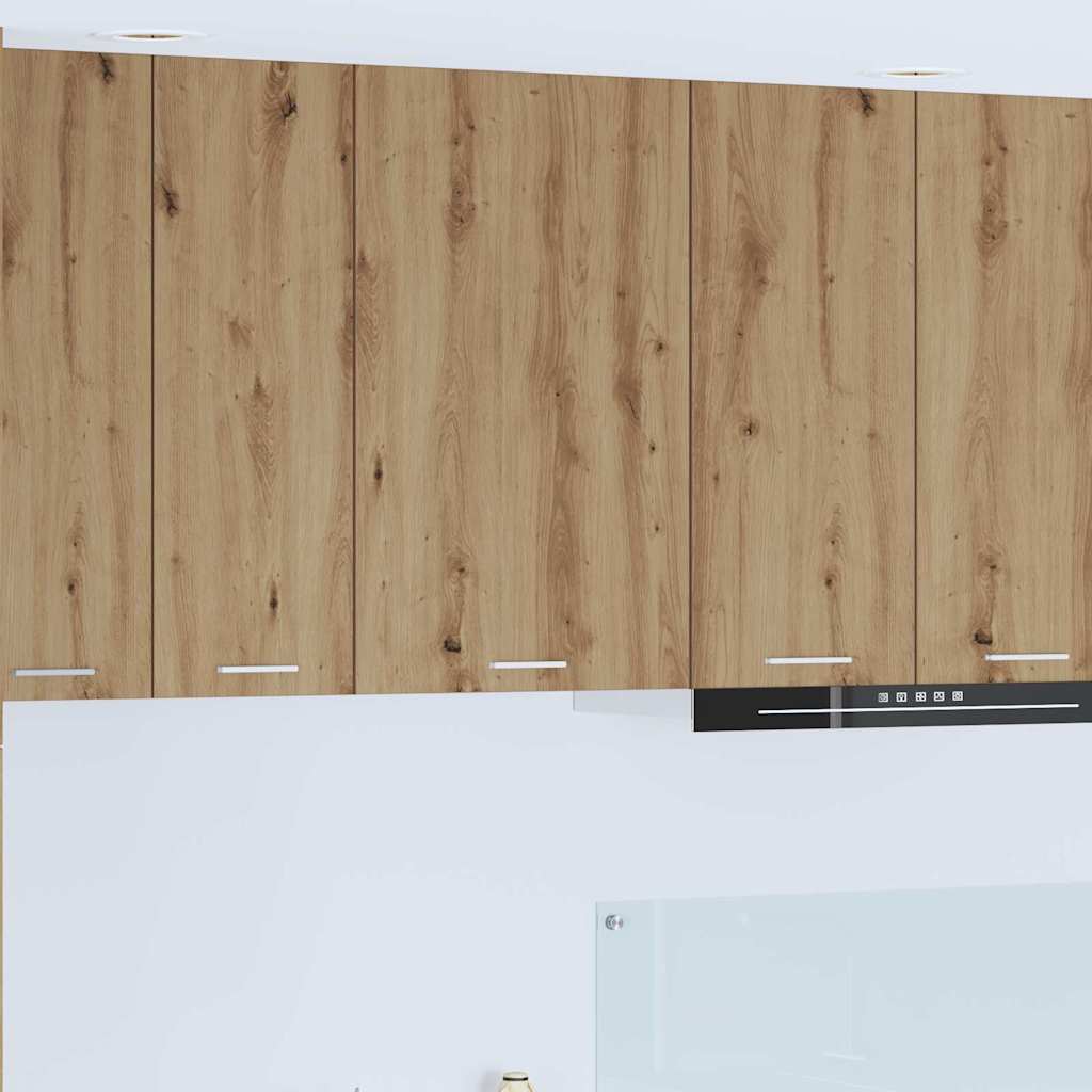 Armadio pensile Rovere Artigiano e Bianco 50 x 31 x 80 cm | homemem39