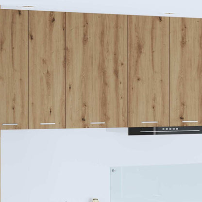 Armadio pensile Rovere Artigiano e Bianco 50 x 31 x 80 cm | homemem39