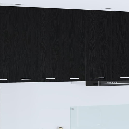 Armadio pensile Rovere Nero 60 x 31 x 80 cm Legno multistrato | homemem39