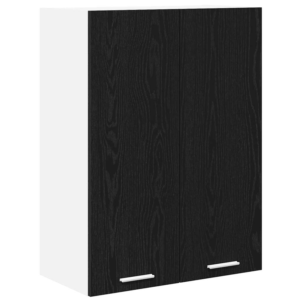 Armadio pensile Rovere Nero 60 x 31 x 80 cm Legno multistrato | homemem39
