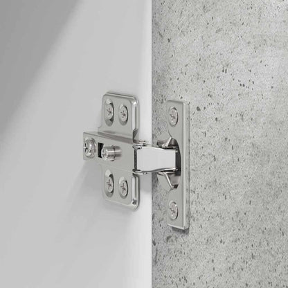 Armadio pensile con porta Grigio cemento 60 x 31 x 80 cm | homemem39