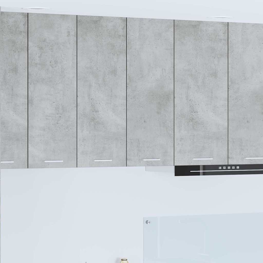 Armadio pensile con porta Grigio cemento 60 x 31 x 80 cm | homemem39