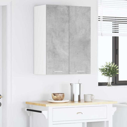 Armadio pensile con porta Grigio cemento 60 x 31 x 80 cm | homemem39