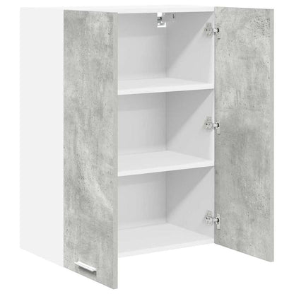 Armadio pensile con porta Grigio cemento 60 x 31 x 80 cm | homemem39