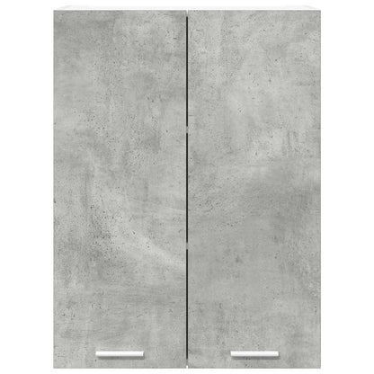 Armadio pensile con porta Grigio cemento 60 x 31 x 80 cm