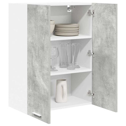 Armadio pensile con porta Grigio cemento 60 x 31 x 80 cm | homemem39