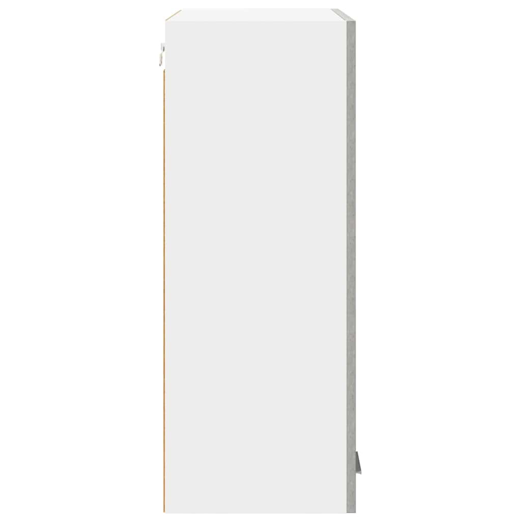 Armadio pensile con porta Grigio cemento 60 x 31 x 80 cm | homemem39