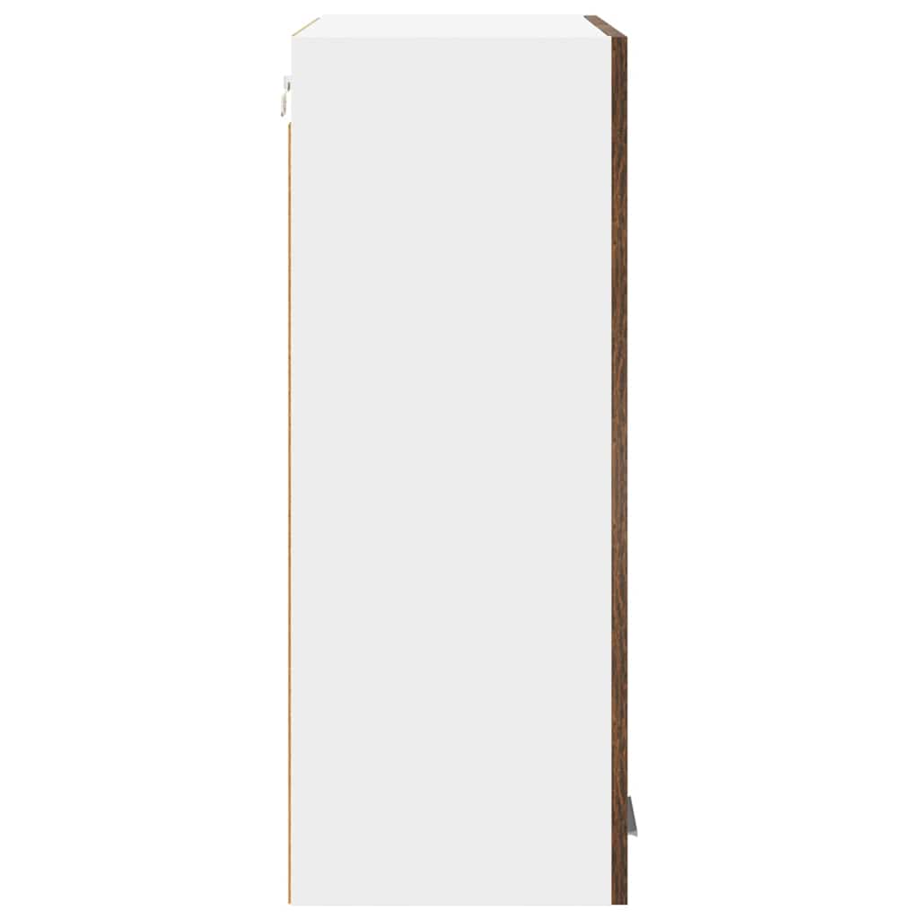 Armadio pensile Rovere fumé 60 x 31 x 80 cm Legno multistrato | homemem39