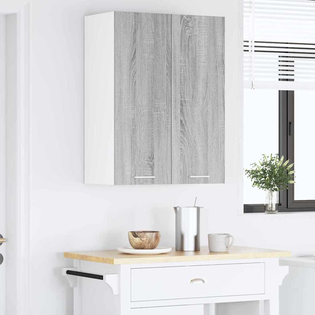Armadio pensile Grigio Sonoma 60 x 31 x 80 cm Legno multistrato | homemem39